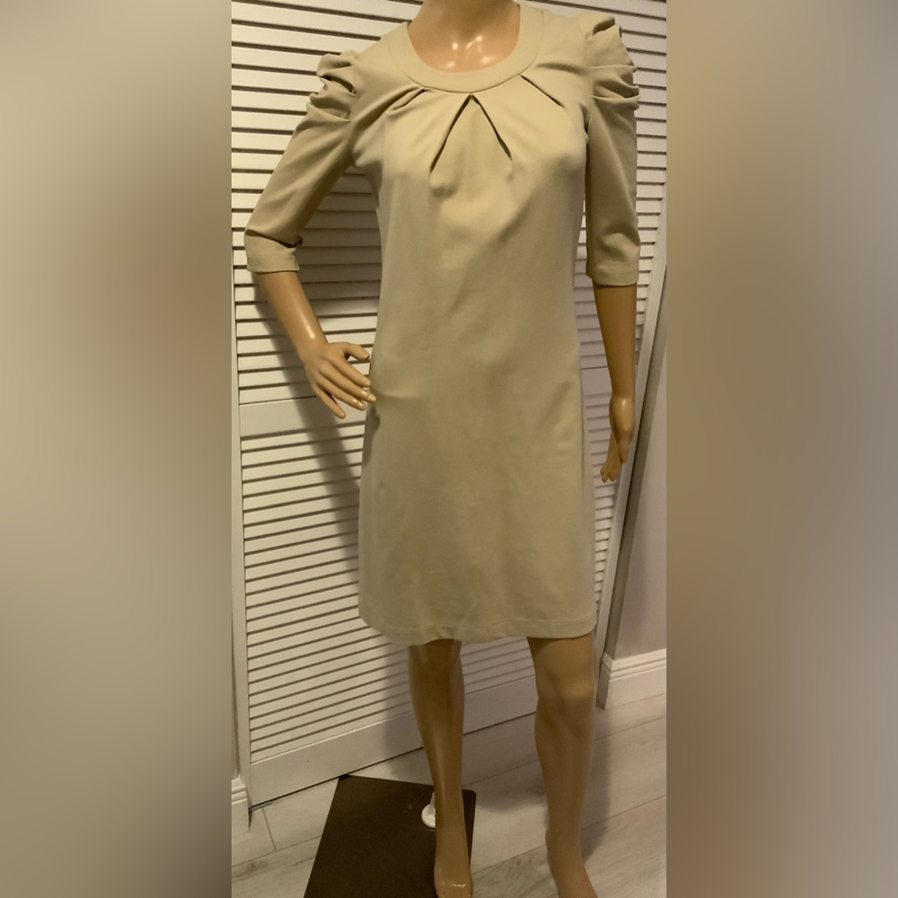 Peter Murray Structured Puff-Sleeve Mini Dress | Size 36 (XS/S)